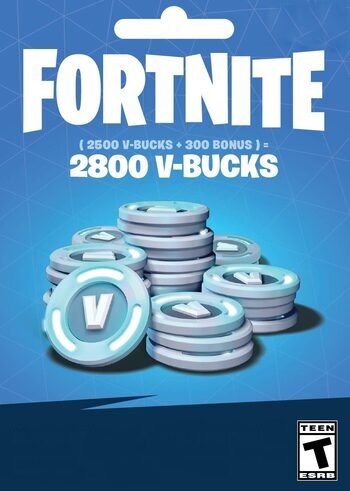 Fortnite 25 crédits - 2800 V-Bucks - Supported All Devices (United States store)
